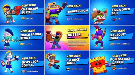 Todas Las Skins De Buster En Brawl Stars