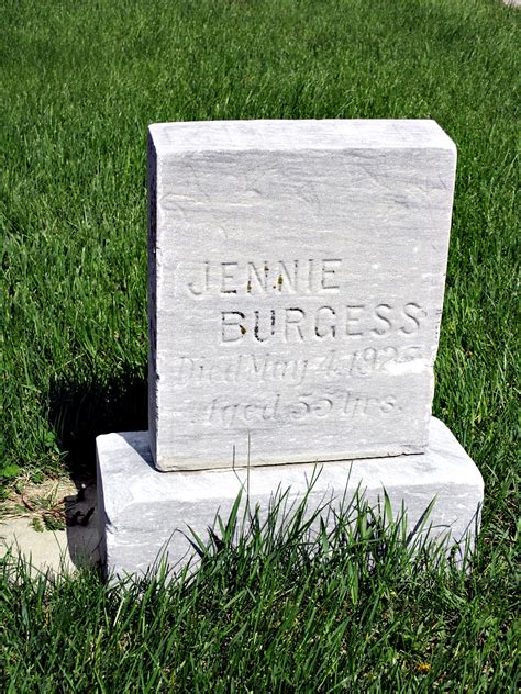 Jane Elizabeth Jennie Stockton Burgess Homenaje De Find