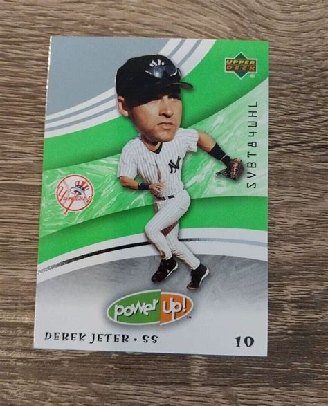 2004 Upper Deck Power Up 58 Derek Jeter New York Yankees Sports