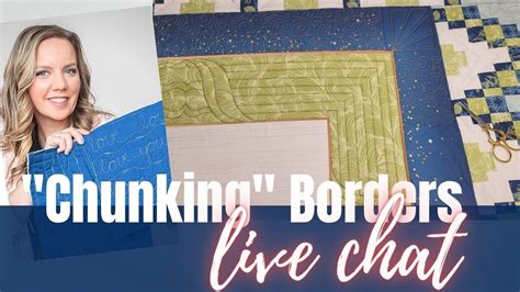 Tips For Quilting Borders Live Chat With Angela Walters Free Motion