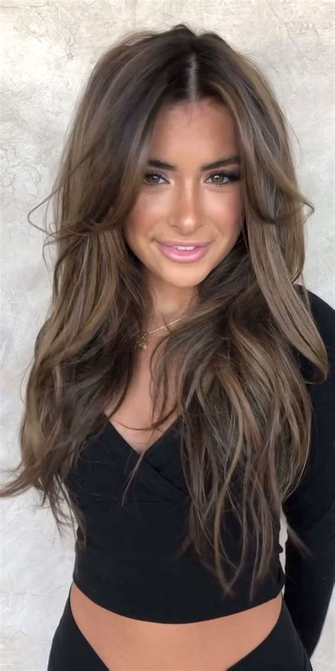 50 Trendy Hair Colour For Every Women Dark Caramel Brownie Layers