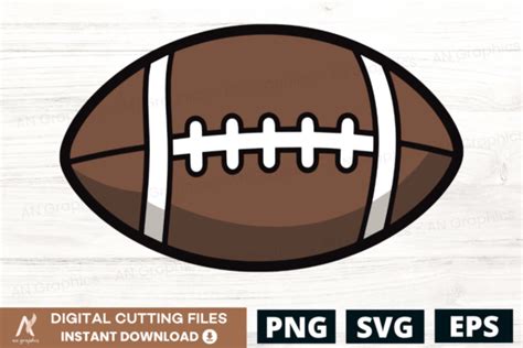 American Football Clipart Svg Design Graphic By An Graphics