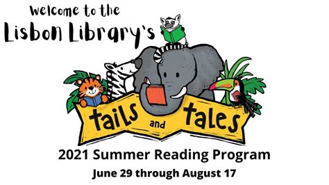 Welcome To The Lisbon Librarys 2021 Tails And Tales Summer Reading