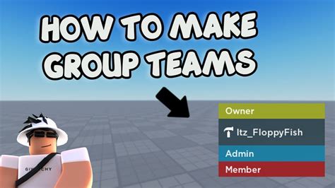 HOW TO MAKE GROUP TEAMS Roblox Studio Tutorial YouTube