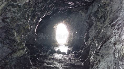 Rocky Cave and Lit Opening stock image. Image of limestone - 139967849