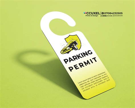 Get Custom Parking Hang Tags Design And Printing - Design And Printing ...