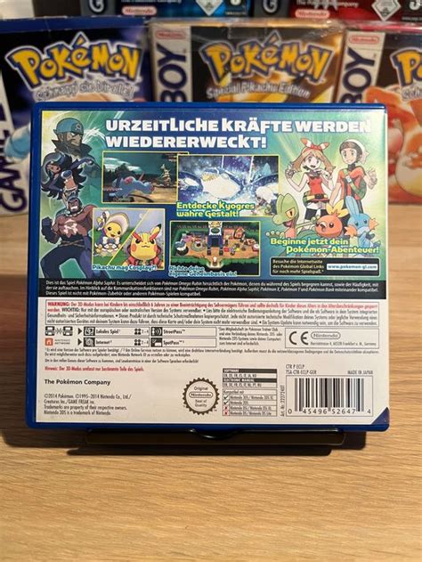 Pokemon Alpha Saphir Nintendo Ds Deutsch Kaufen Auf Ricardo