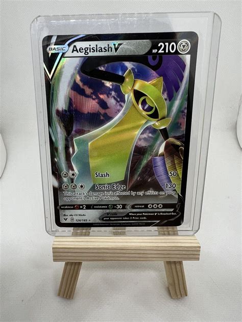 Pok Mon Tcg Aegislash V Vivid Voltage Holographic Ultra