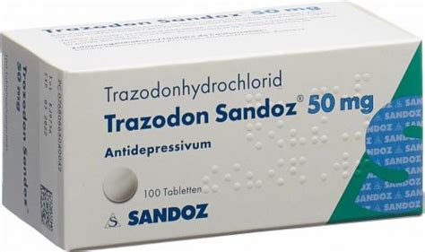 Trazodon Sandoz Tabletten Mg St Ck In Der Adler Apotheke