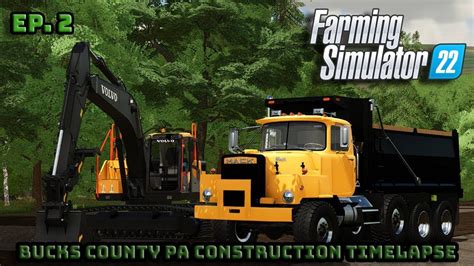 Farming Simulator Bucks County Pa Construction Timelapse Ep