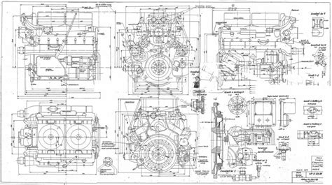 Engine Blueprint Google Search Automobile Engineering Mechanical