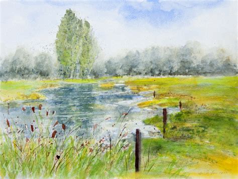 Landschaftsbilder Aquarell Atelier Riefers