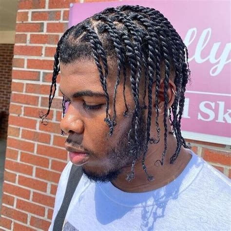 55 Attractive Two Strand Twists Hairstyles For Black Men To 49 Off