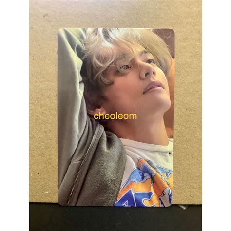 Jual Photocard Album Solo V Taehyung BTS LAYOVER Weverse Blue Green