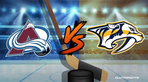 NHL Odds Avalanche Predators Prediction Pick How To Watch