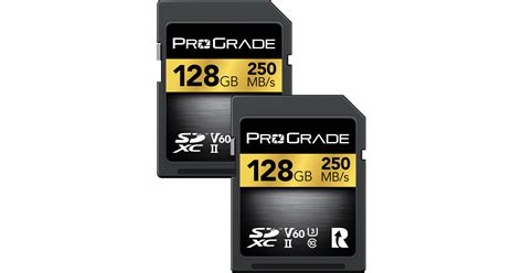 ProGrade Digital 128GB UHS II SDXC Memory Card PGSD128GBK2BH B H