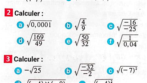 Exercice Page Maxi Maths Ac Les Racines Carr Es Me Ann E