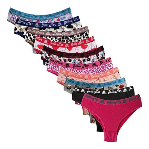 Lingerie Revenda Kit Calcinhas Algod O El Stico Exposto