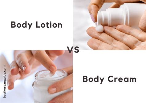 Body Cream Vs. Body Lotion - Best Korean Guide