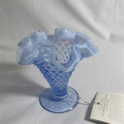 Fenton Trumpet Vase Etsy