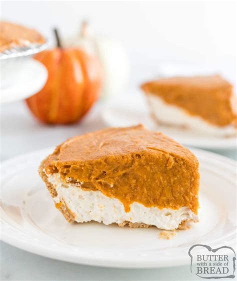 No Bake Pumpkin Pie Is Made With A Graham Cracker Crust A Cream Layer And A Delicious Pumpkin