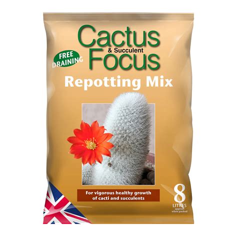 Cactus Succulent Focus Repotting Mix Downham Garden Centre