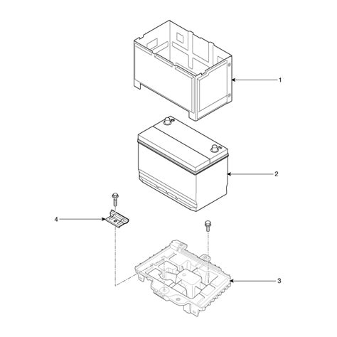 Hyundai Santa Fe DM Battery Components And Components Location