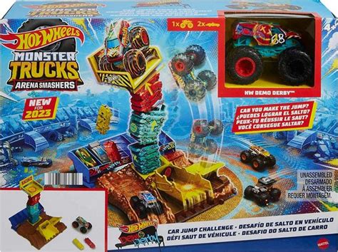 Buy Hot Wheels Monster Trucks Demo Derby Playset At Mighty Ape NZ
