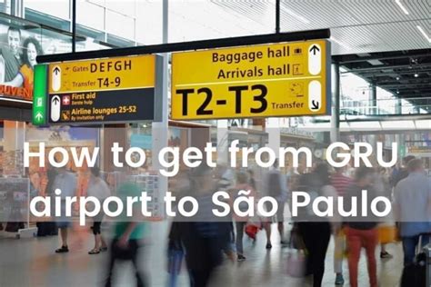 How To Get To S O Paulo From Gru Airport Aroundsp Tour Company