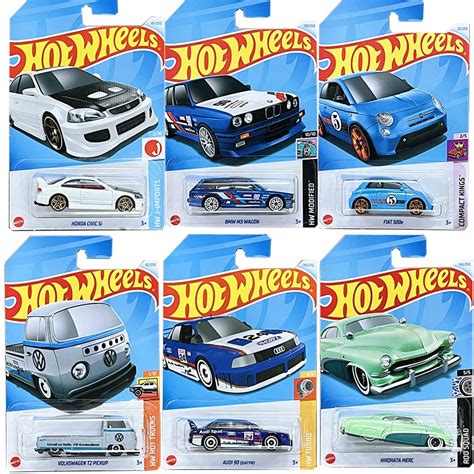 Hot Wheels Coche Deportivo Original Para Ni Os Modelo De Veh Culo Volkswagen Audi Honda Civic