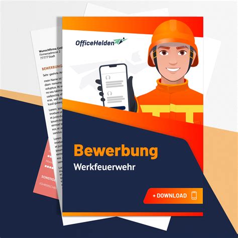 Bewerbung Werkfeuerwehr Komplettpaket I Designs I Anschreiben