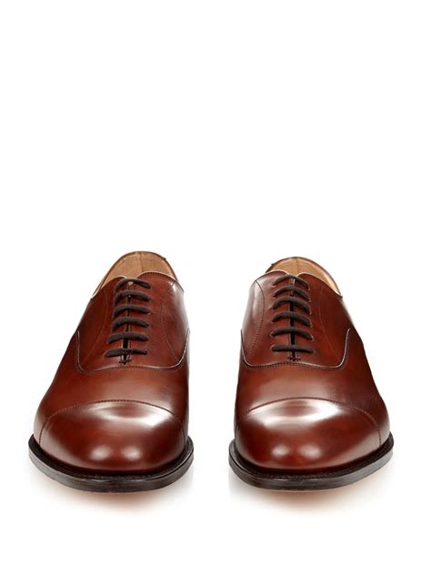 Lyst Churchs Dubai Leather Oxford Shoes In Brown For Men