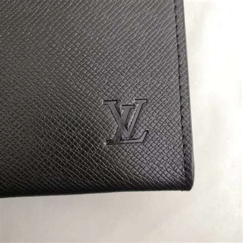 Louis Vuitton LV Men Pochette Voyage In Deep Dyed Taiga Leather LULUX