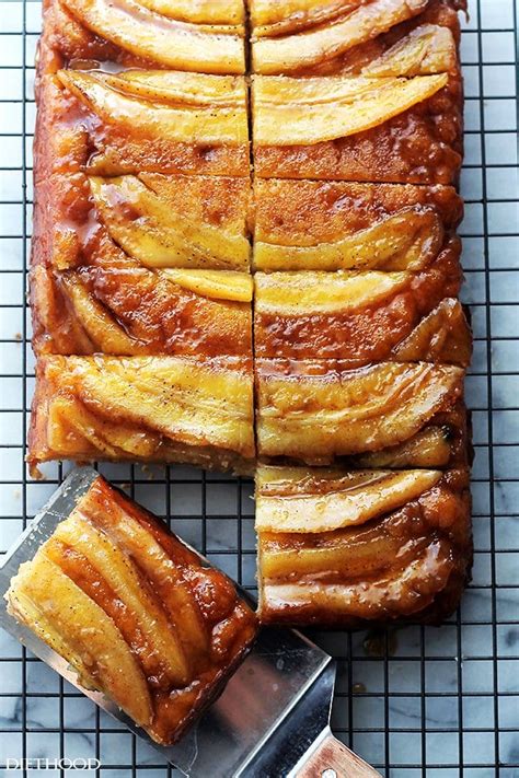 Moist Bananas Foster Upside Down Cake Recipe Diethood