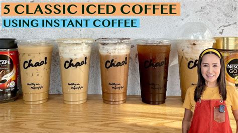 Instant Coffee Series Recipes For Iced Coffee Bestsellers In Large