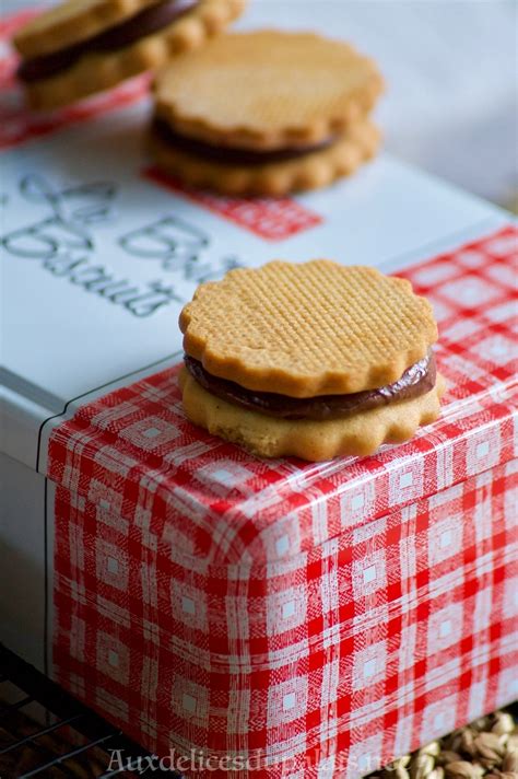 Biscuits Sabl S Fourr S Au Chocolat Noisettes Aux D Lices Du Palais