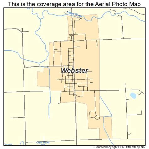 Aerial Photography Map of Webster, WI Wisconsin