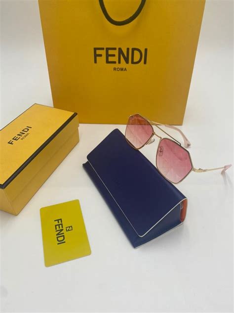 Fendi Enamel Pins Sunglasses Wardrobe Accessories Sunnies Shades