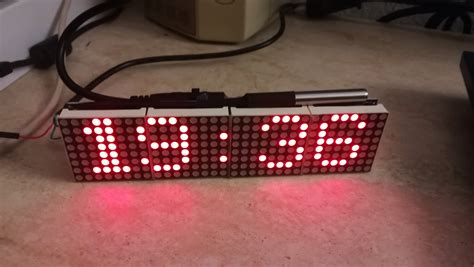 MAX7219 Arduino Clock - Instructables