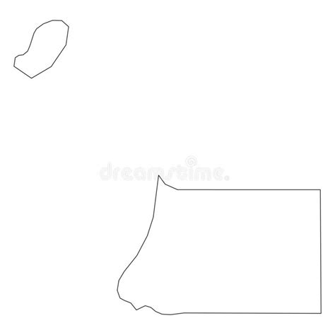 Guinea Solid Black Outline Border Map Of Country Area Simple Flat