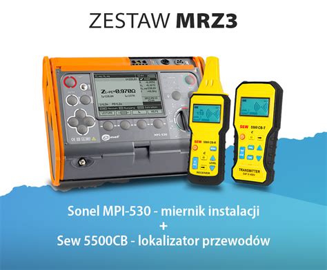 Zestaw MRZ3 Miernik instalacji MPI 530 lokalizator przewodów 5500CB