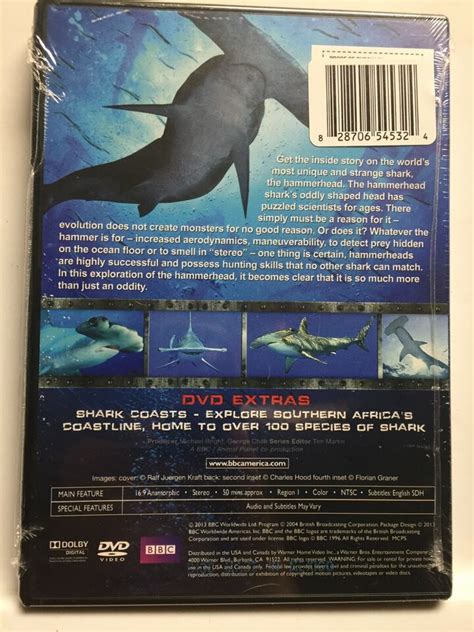 BBC S Hammerhead DVD 2013 Unrated Widescreen Sharks BRAND NEW USA