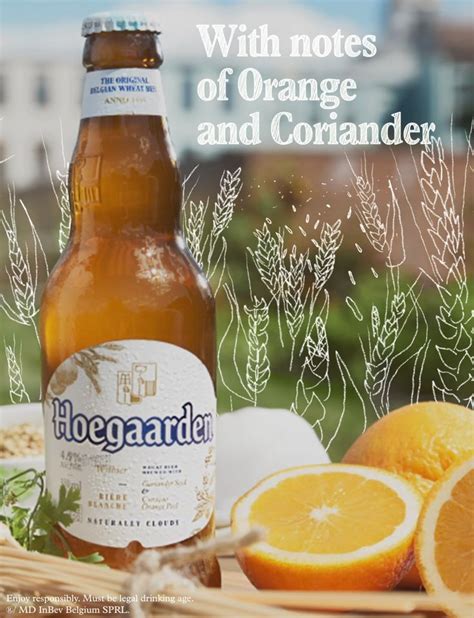 Hoegaarden Orange And Coriander Video Hoegaarden Beer Types Beer Shot