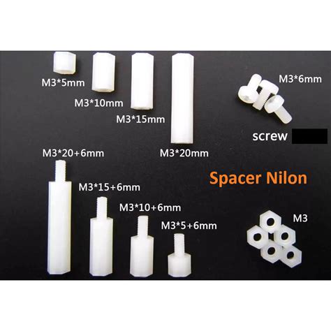 Jual Spacer Nylon Plastik Penyangga Dudukan PCB Main Board Stand Off