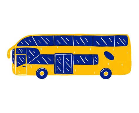 Jakarta Bus Tour in flat design style 9367856 PNG