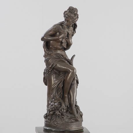 Female Nude After CARRIER BELLEUSE On Column Art Sculptures