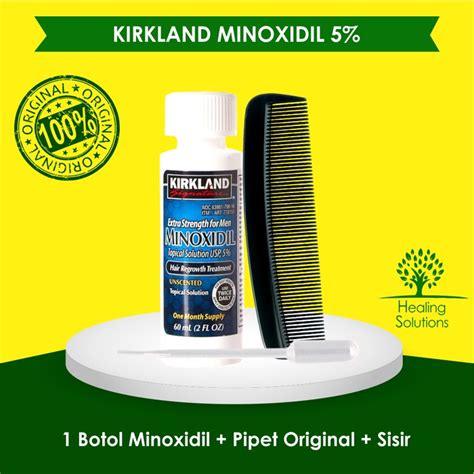 Jual Kirkland Minoxidil 5 Free Original Pipet Ready Stock 100