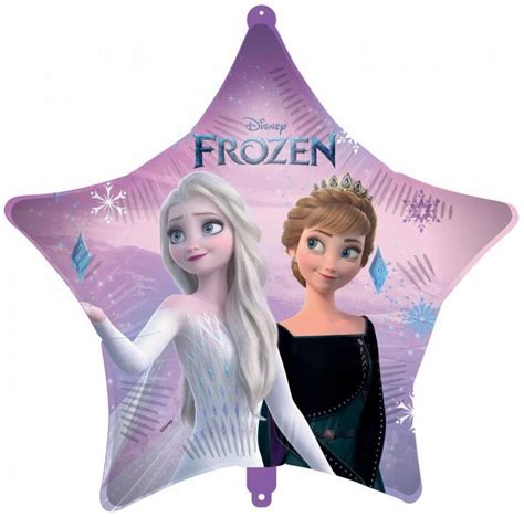 BALON URODZINOWY FOLIOWY FROZEN ELSA KRAINA LODU GWIAZDA URODZINY 45cm