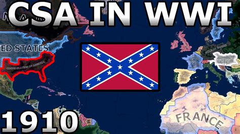 Confederate States In Ww Hoi Timelapse Youtube