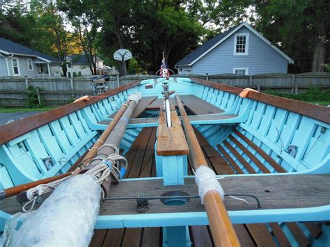 1970 Charles Hankins And Sons Sailing Sea Bright Beach Skiff Sailboat